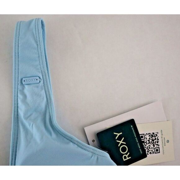 Roxy ERJX304598 Sz M Cool Blue Beach Classics Elongated Triangle Bikini Top - Picture 3 of 8